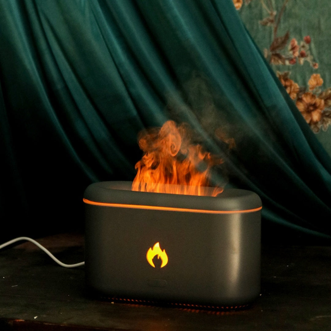 FlameGlow™ Aromatherapy Fire Diffuser & Humidifier